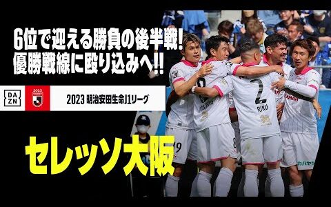 【セレッソ大阪｜前半戦ゴール集】6位で迎える勝負の後半戦！優勝戦線に殴り込みへ！｜2023明治安田生命J1リーグ