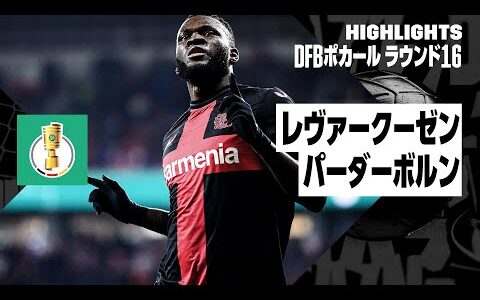 【レヴァークーゼン×パーダーボルン｜ハイライト】DFBポカール ラウンド16ハイライト｜2023-24