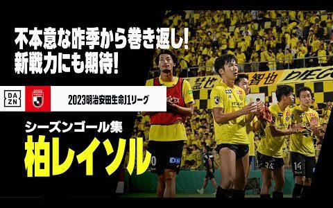 【柏レイソル｜2023シーズンゴール集】不本意な昨季から巻き返しへ新スタイル確立！｜2023明治安田生命J1リーグ