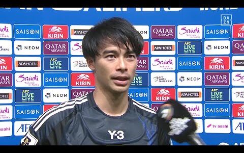 【試合後インタビュー｜三笘薫】多くのチャンスを演出！「アウェイ2連戦は勝ち切れるように」｜AFCアジア最終予選 グループC第4節 日本×オーストラリア