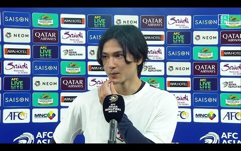 【試合後インタビュー｜南野拓実】「チャンスがあれば振りぬこうと思っていた」｜AFCアジア最終予選 グループC第5節 インドネシア×日本