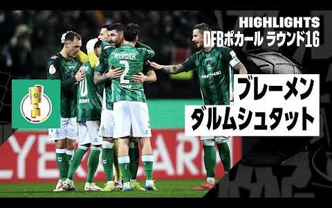 【ブレーメン×ダルムシュタット｜ハイライト】DFBポカール ラウンド16ハイライト｜2024-25