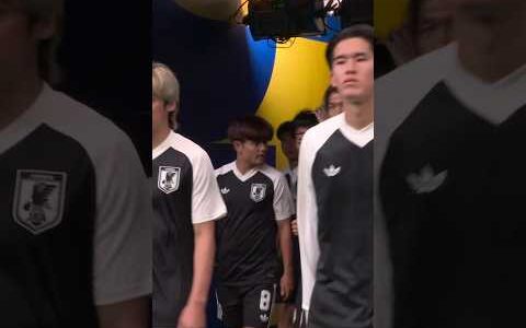 【🇧🇷いよいよ決戦の時!!🇯🇵】サムライブルーが試合前練習でピッチに登場!!　#FIFAワールドカップ　#本気で楽しむならDAZN